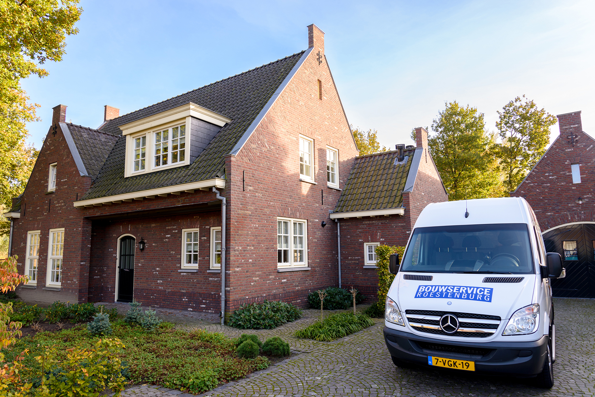 Boeren vlechtwerk verwerkt in een traditionele woning